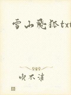 雪山飞狐txt