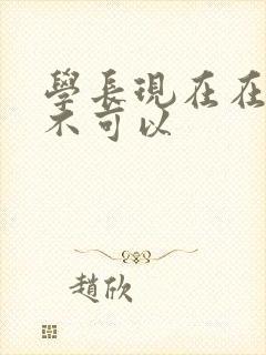 学长现在在上课不可以封面