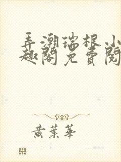 弄潮瑞根小说笔趣阁免费阅读