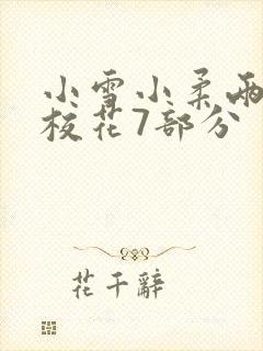 小雪小柔两个大校花7部分