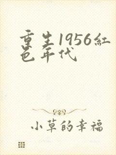 重生1956红色年代封面
