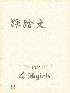 踩踏文封面