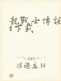 龙战士传说txt下载