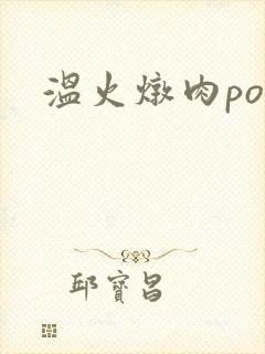 温火炖肉pop封面