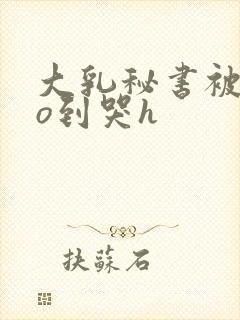 大乳秘书被cao到哭h