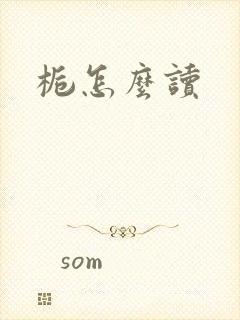 栀怎么读