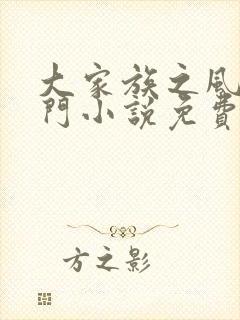 大家族之风流豪门小说免费阅读