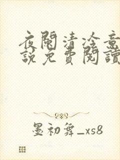 夜阑清冷意欢小说免费阅读