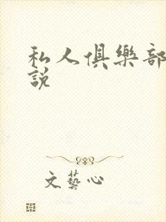 私人俱乐部 小说