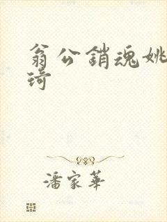 翁公销魂姚瑶琦琦