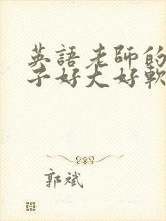 英语老师的小兔子好大好软水