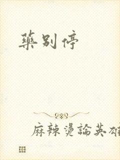 药别停
