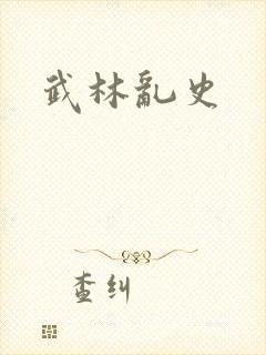 武林乱史封面