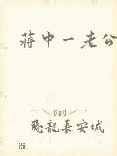 蒋中一老公封面
