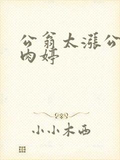 公翁太涨公欲息肉婷