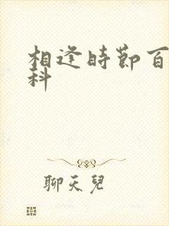 相逢时节百度百科封面