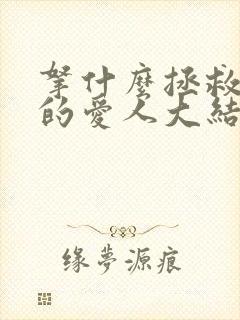 拿什么拯救你我的爱人大结局封面