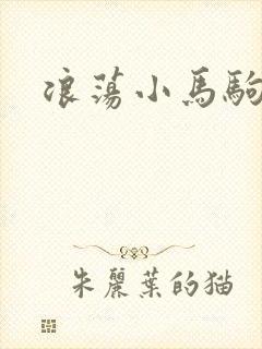 浪荡小马驹