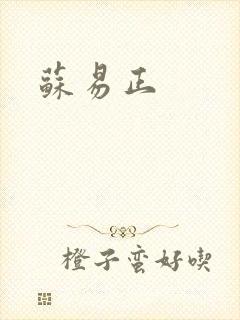 苏易正