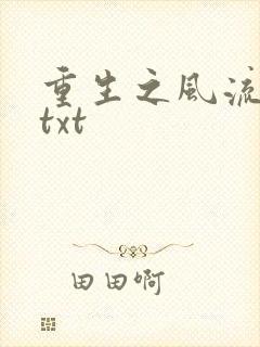 重生之风流仕途txt