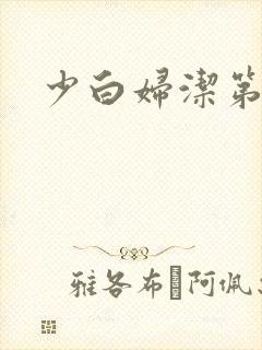 少白妇洁第二部