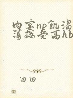 肉宴np饥渴放荡总受高hbl封面
