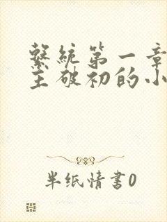 系统第一章给宿主破初的小说