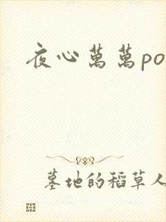 夜心万万po