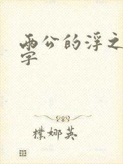 两公的浮之手中字