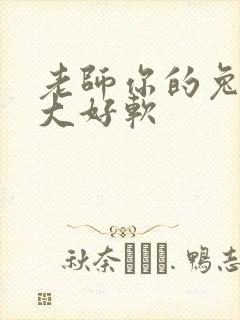 老师你的兔子好大好软封面