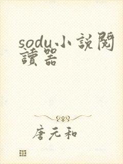 sodu小说阅读器封面