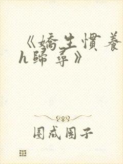 《娇生惯养4ph归寻》封面