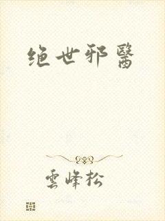 绝世邪医封面
