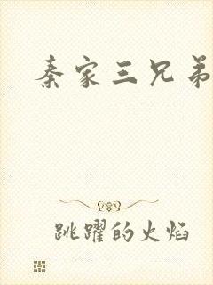 秦家三兄弟