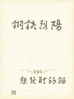 钢铁烈阳封面