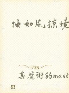 他如风掠境