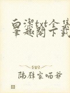 白洁txt全集笔趣阁下载