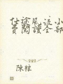 仕途风流小说免费阅读全部章节