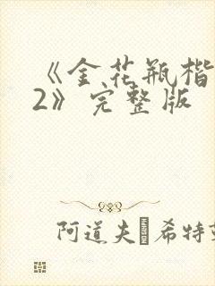 《金花瓶楷梅花2》完整版