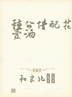 种公借配花间一壶酒
