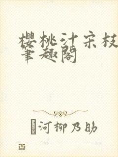 樱桃汁宋枝江野笔趣阁