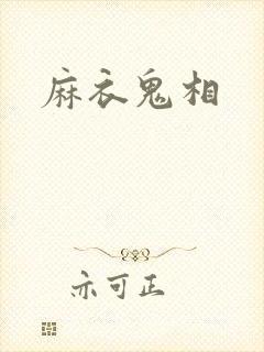麻衣鬼相封面