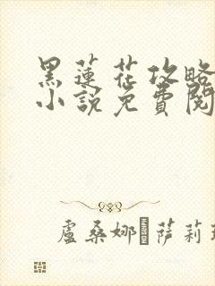 黑莲花攻略手册小说免费阅读全文