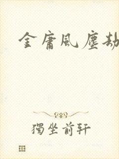 金庸风尘劫封面