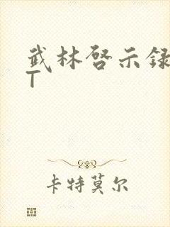武林启示录TXT