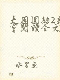 大团圆结2亲情会阅读全文