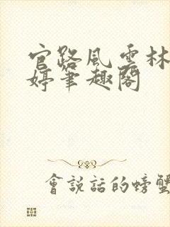 官路风云林海姜婷笔趣阁
