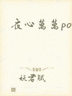 夜心万万po