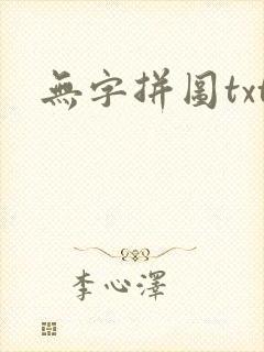 无字拼图txt