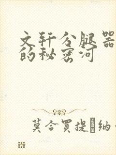 文轩分腿器河马的秘密河